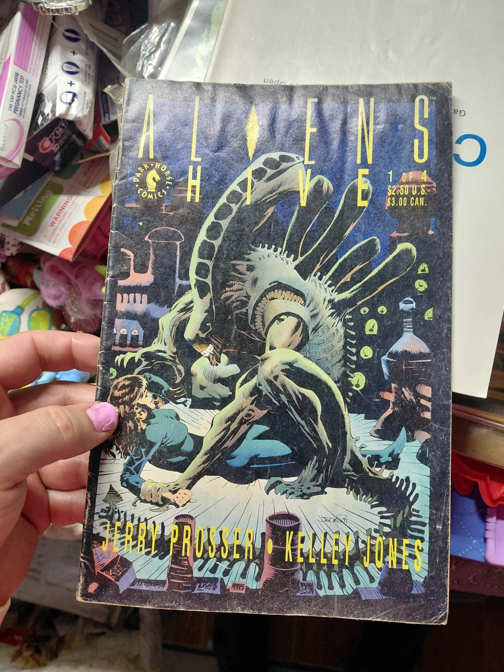 Aliens: Hive #1 of 4, a comic book published by Dark Horse Comics in 1992,